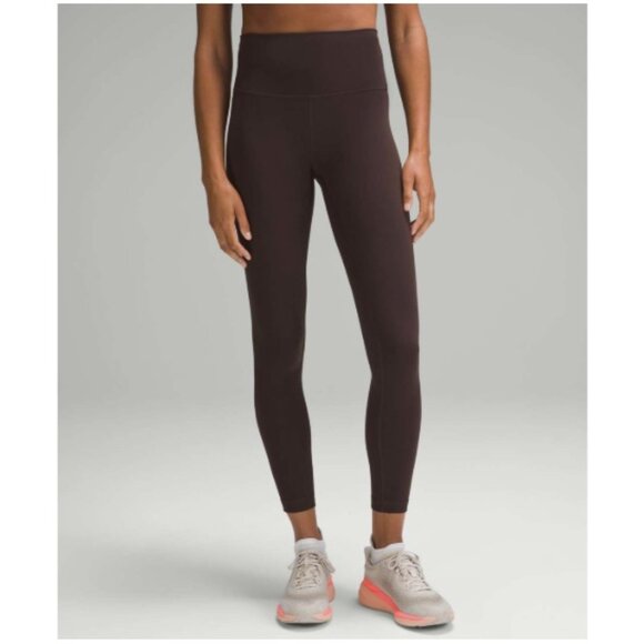NWT Lululemon Wunder Train High-Rise Tight 25" Leggings, Espresso Brown | Size 0 - Picture 1 of 10